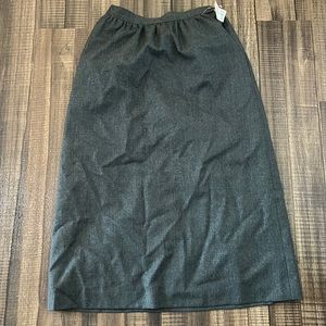 Gray Pencil Skirt